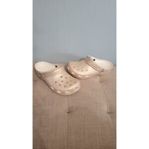 Croc Classic Gold Clogs Women's Size 8 Men's Size 6